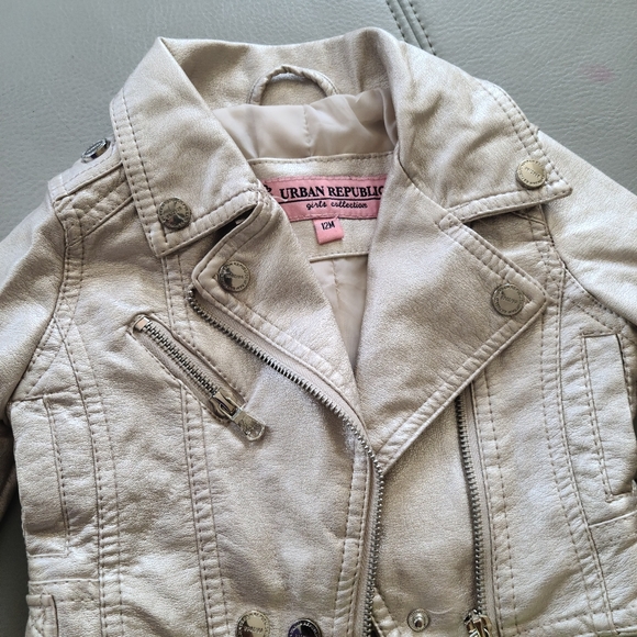 Urban Republic Faux Leather Jacket 12M - Picture 2 of 4